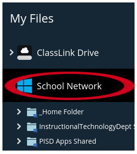 Image showing School Network in Webdesk Image showing School Network in Webdesk